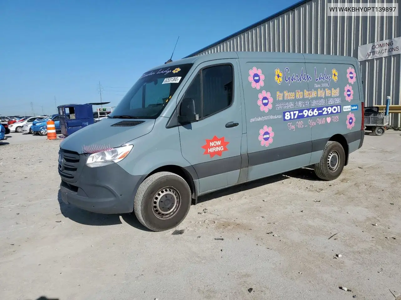 2023 Mercedes-Benz Sprinter 2500 VIN: W1W4KBHY0PT139897 Lot: 52531365