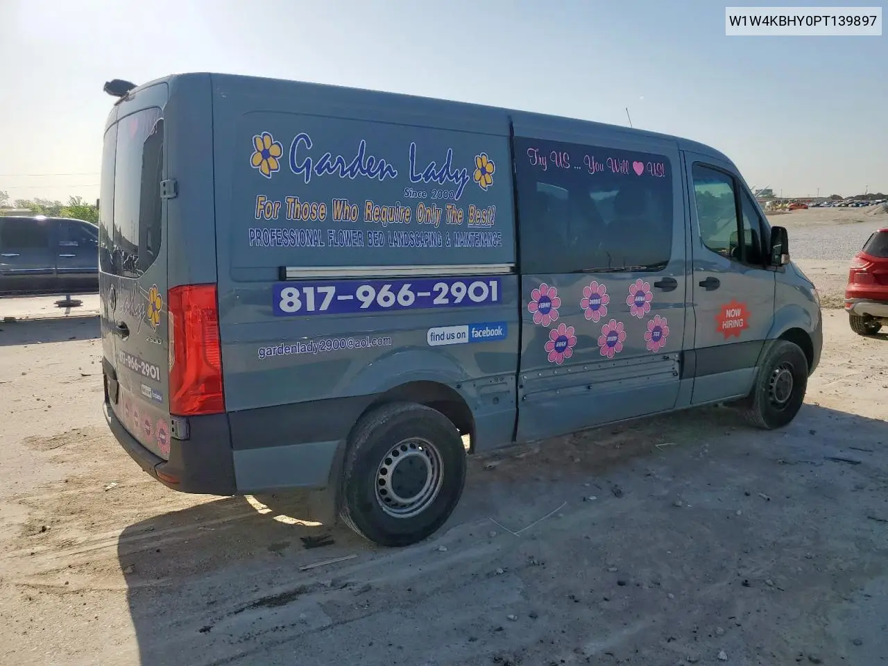 2023 Mercedes-Benz Sprinter 2500 VIN: W1W4KBHY0PT139897 Lot: 52531365