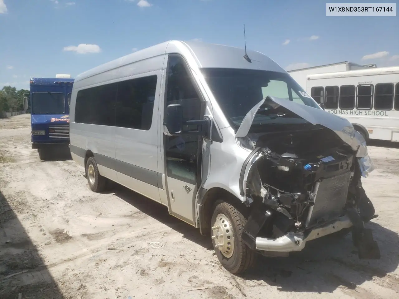 2024 Mercedes-Benz Sprinter 3500 VIN: W1X8ND353RT167144 Lot: 52417495