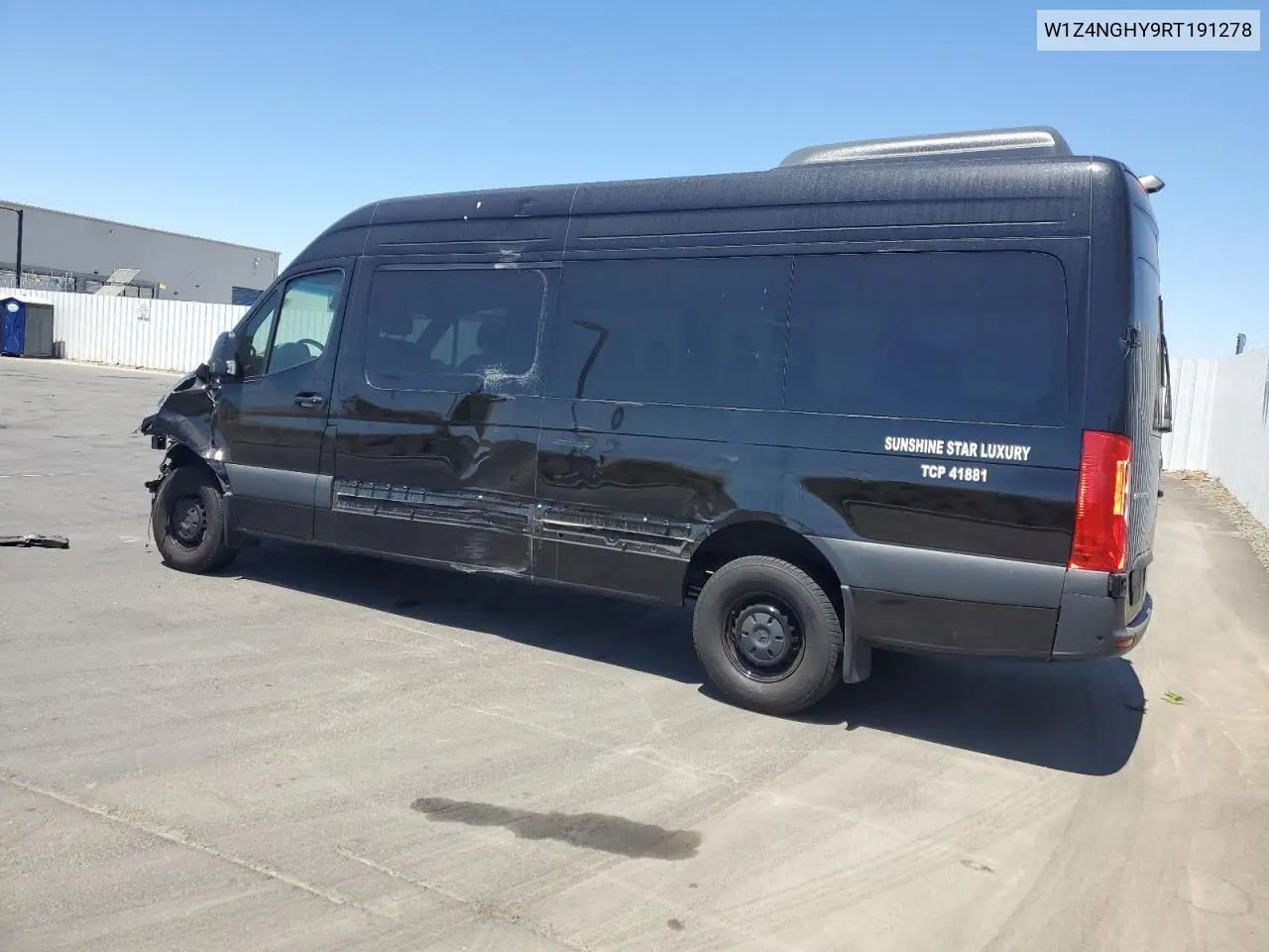 2024 Mercedes-Benz Sprinter 2500 VIN: W1Z4NGHY9RT191278 Lot: 63619935
