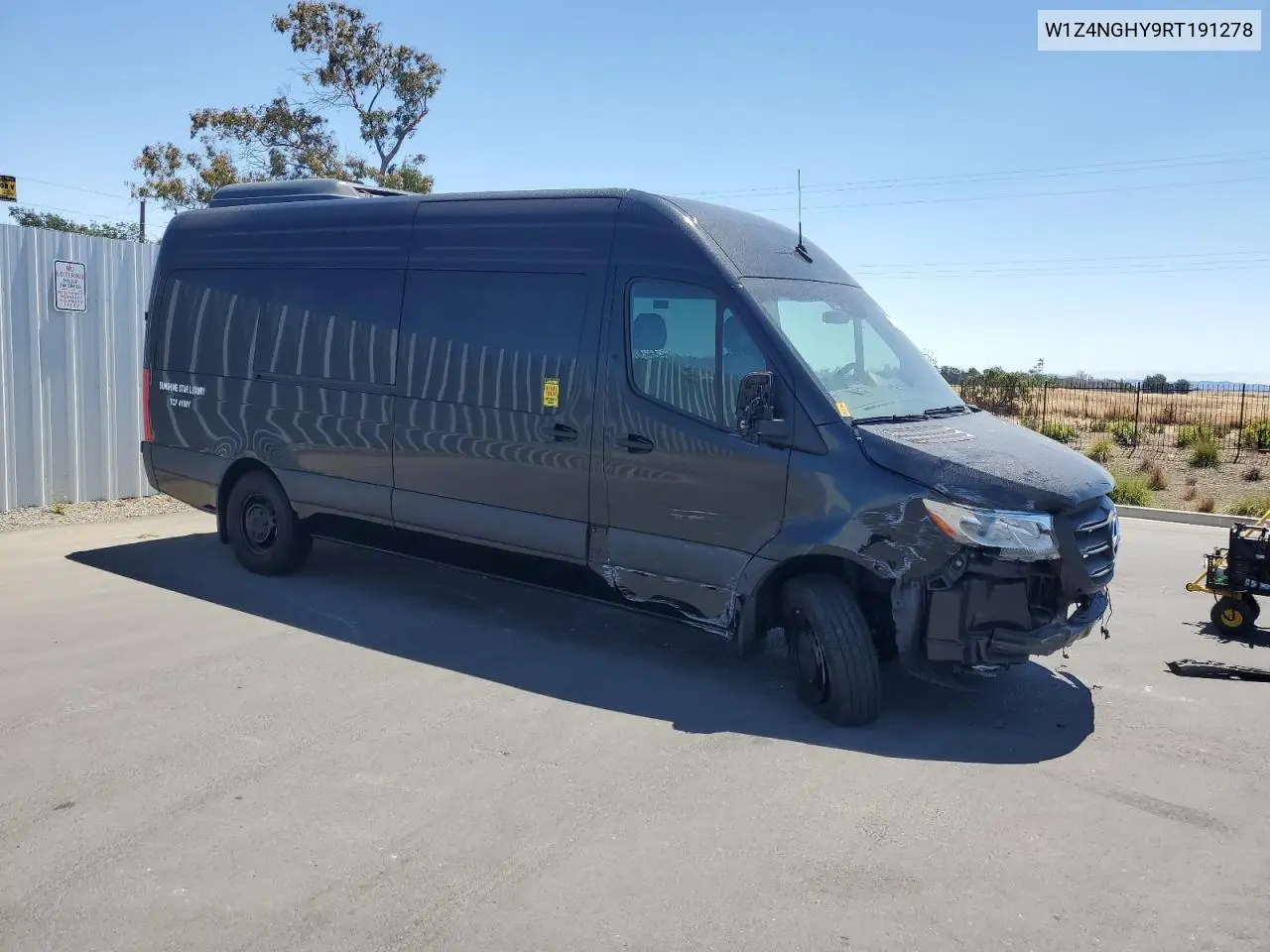 2024 Mercedes-Benz Sprinter 2500 VIN: W1Z4NGHY9RT191278 Lot: 63619935