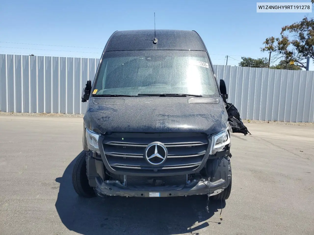 2024 Mercedes-Benz Sprinter 2500 VIN: W1Z4NGHY9RT191278 Lot: 63619935