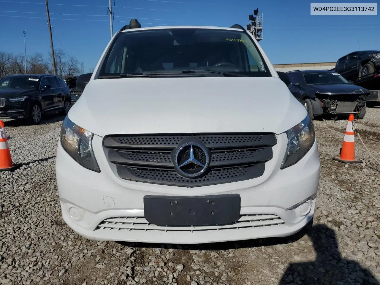 2016 Mercedes-Benz Metris VIN: WD4PG2EE3G3113742 Lot: 50139065