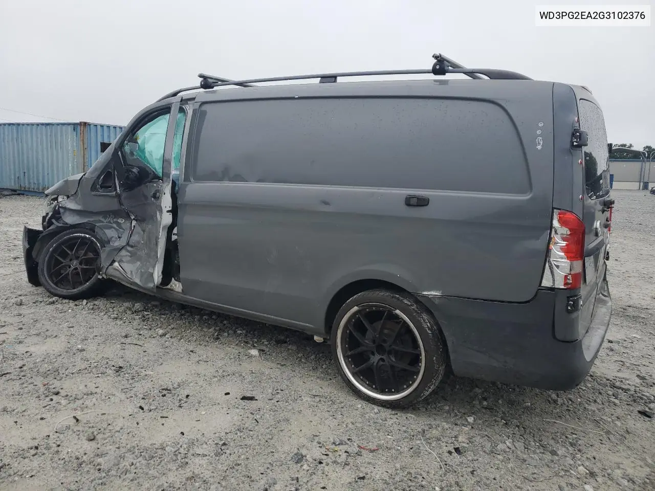 2016 Mercedes-Benz Metris VIN: WD3PG2EA2G3102376 Lot: 58101085