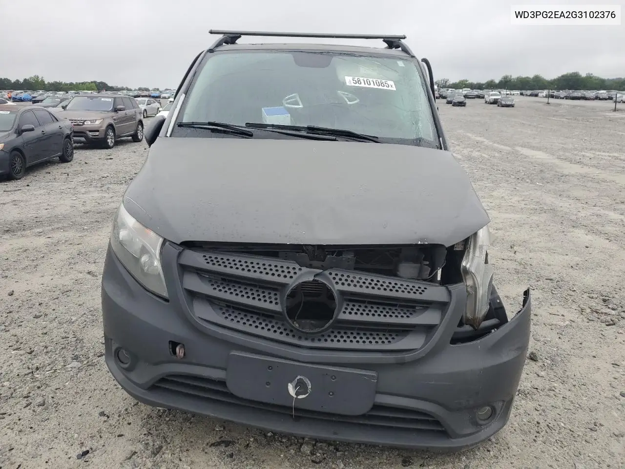 2016 Mercedes-Benz Metris VIN: WD3PG2EA2G3102376 Lot: 58101085