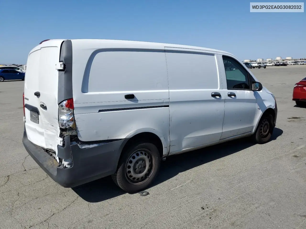 2016 Mercedes-Benz Metris VIN: WD3PG2EA0G3082032 Lot: 58815885