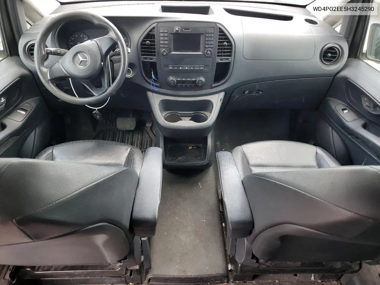 2017 Mercedes-Benz Metris VIN: WD4PG2EE5H3245290 Lot: 58351285