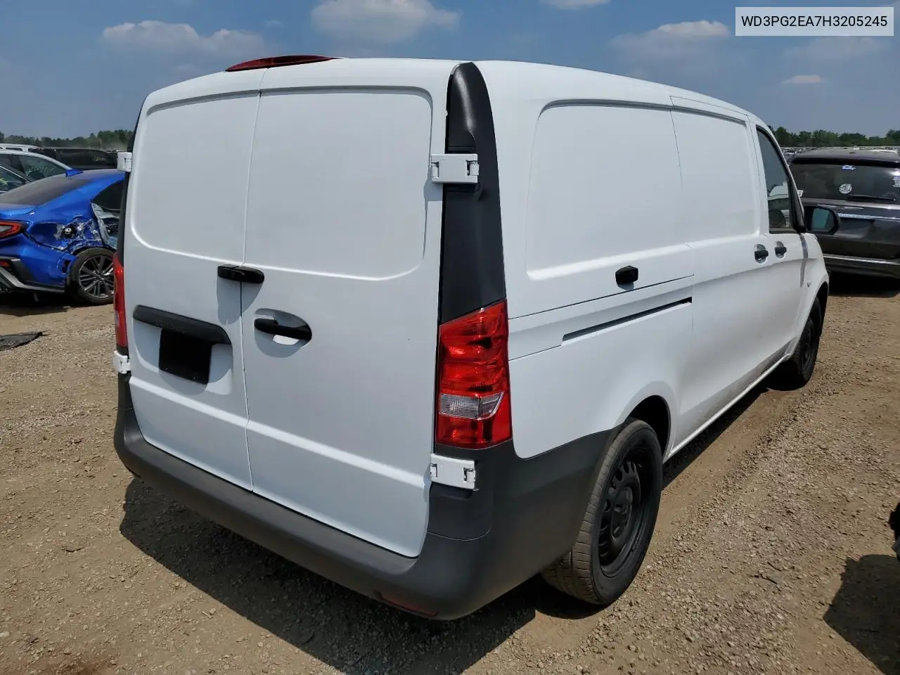2017 Mercedes-Benz Metris VIN: WD3PG2EA7H3205245 Lot: 66088315
