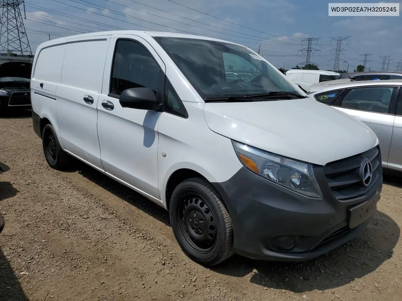 2017 Mercedes-Benz Metris VIN: WD3PG2EA7H3205245 Lot: 66088315