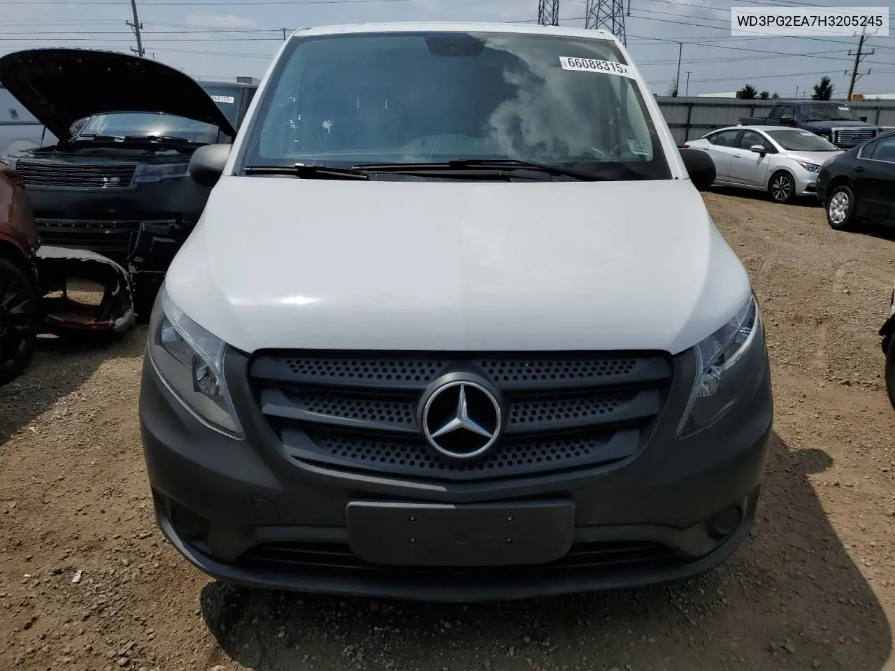 2017 Mercedes-Benz Metris VIN: WD3PG2EA7H3205245 Lot: 66088315