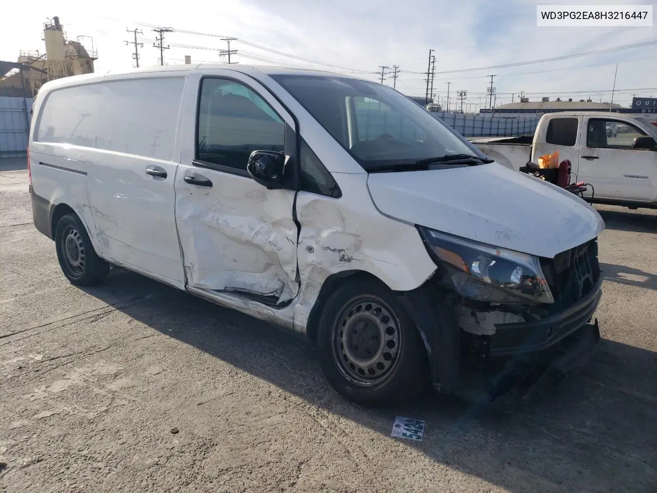 2017 Mercedes-Benz Metris VIN: WD3PG2EA8H3216447 Lot: 86643364