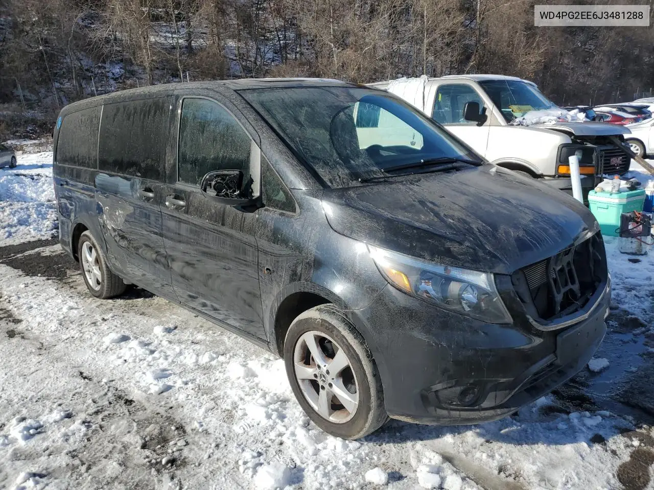 2018 Mercedes-Benz Metris VIN: WD4PG2EE6J3481288 Lot: 44712935