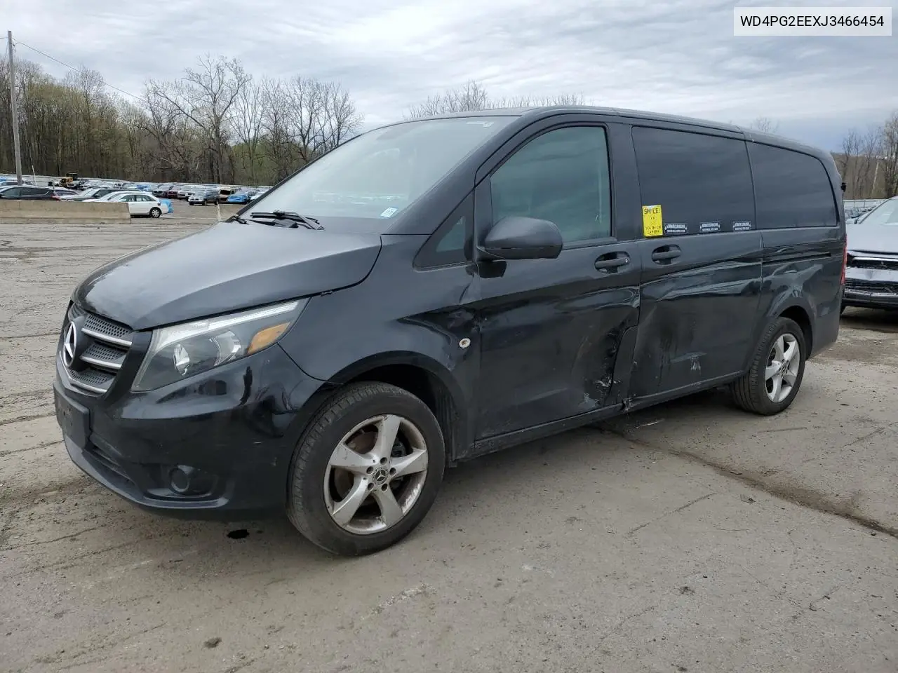 2018 Mercedes-Benz Metris VIN: WD4PG2EEXJ3466454 Lot: 53733815