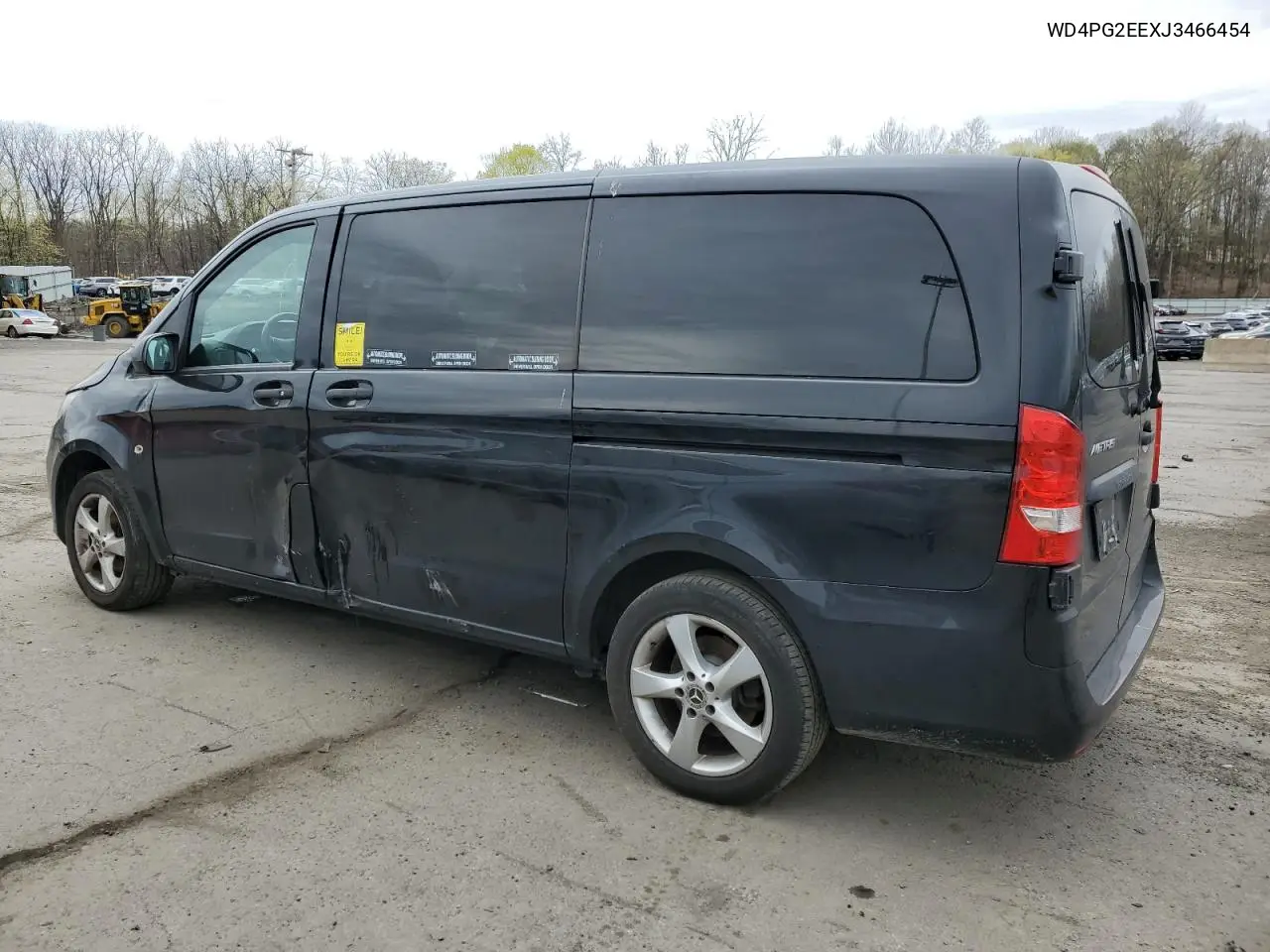 2018 Mercedes-Benz Metris VIN: WD4PG2EEXJ3466454 Lot: 53733815