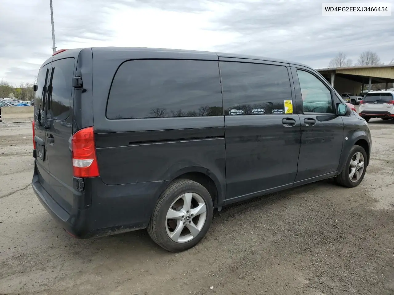 2018 Mercedes-Benz Metris VIN: WD4PG2EEXJ3466454 Lot: 53733815