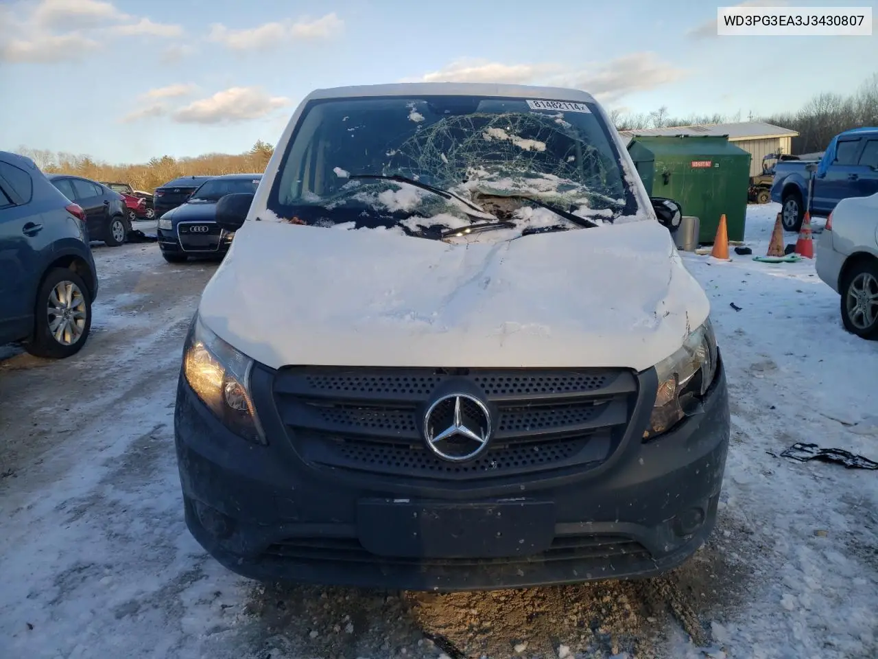 2018 Mercedes-Benz Metris VIN: WD3PG3EA3J3430807 Lot: 81482114