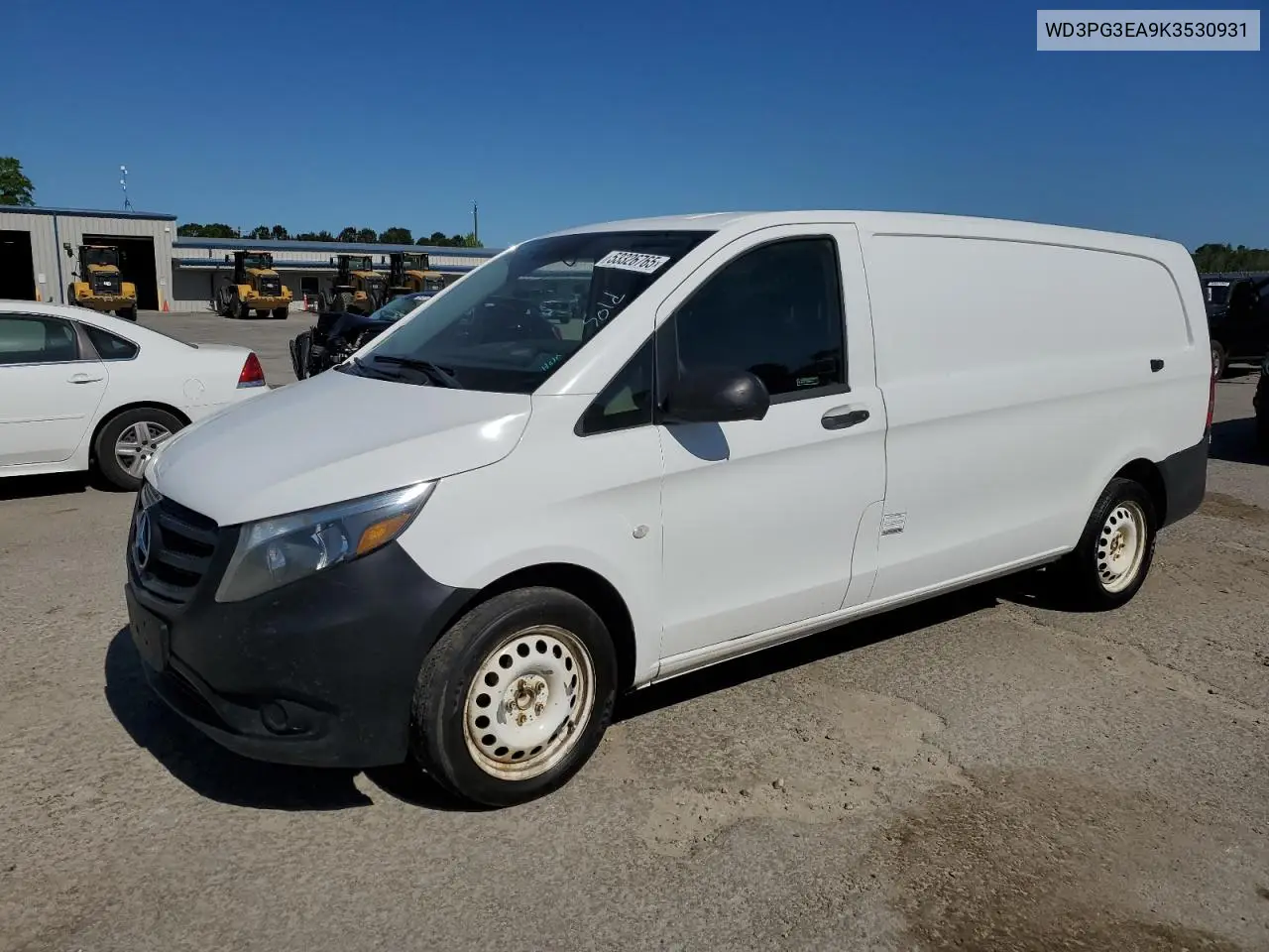 2019 Mercedes-Benz Metris VIN: WD3PG3EA9K3530931 Lot: 53326765