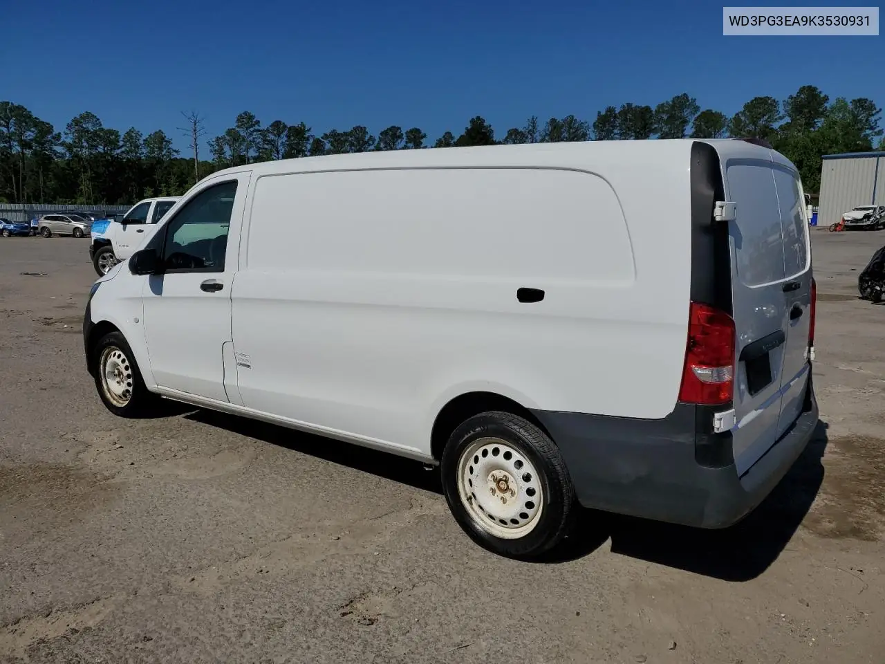 2019 Mercedes-Benz Metris VIN: WD3PG3EA9K3530931 Lot: 53326765