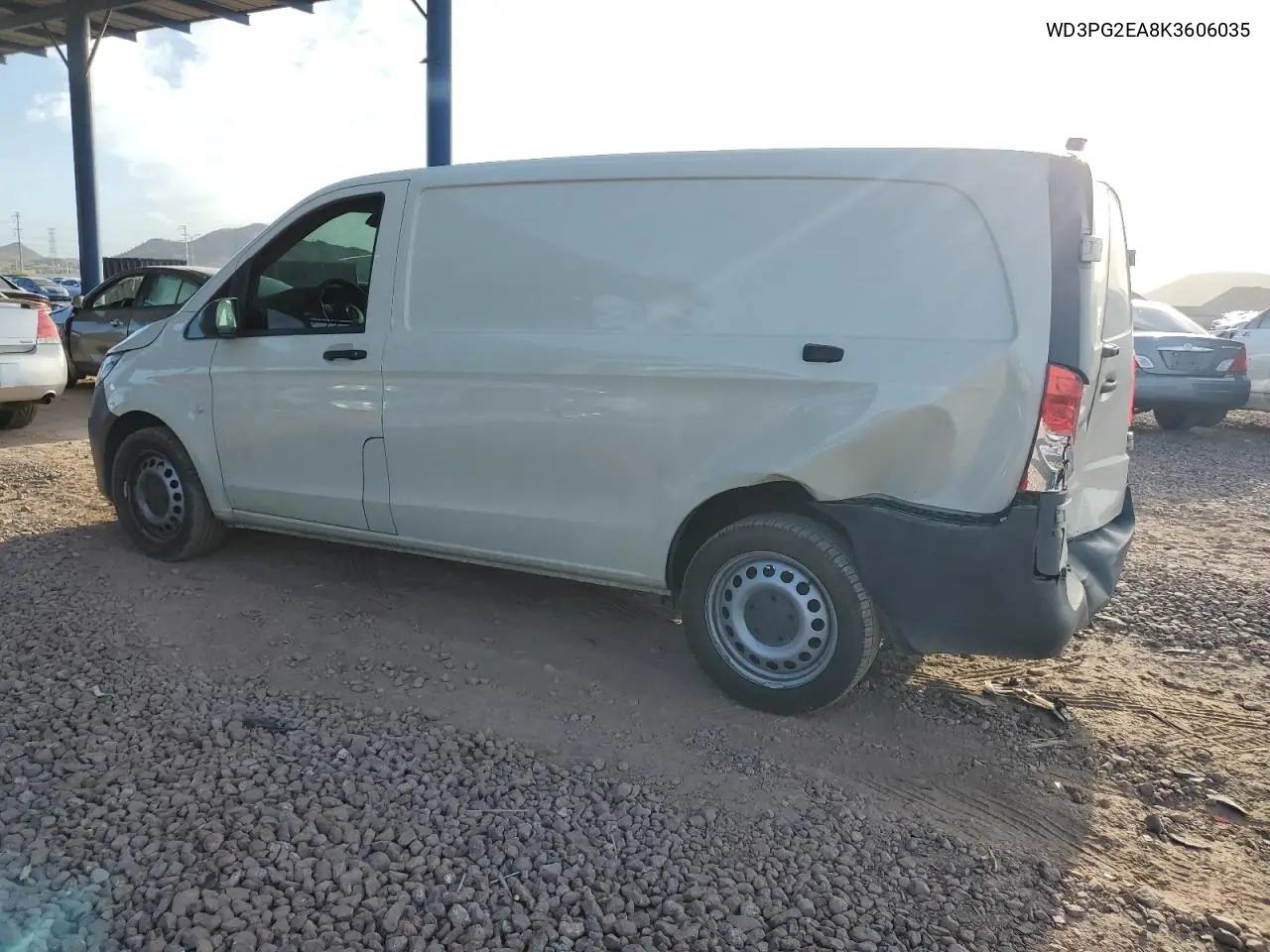 2019 Mercedes-Benz Metris VIN: WD3PG2EA8K3606035 Lot: 53340825