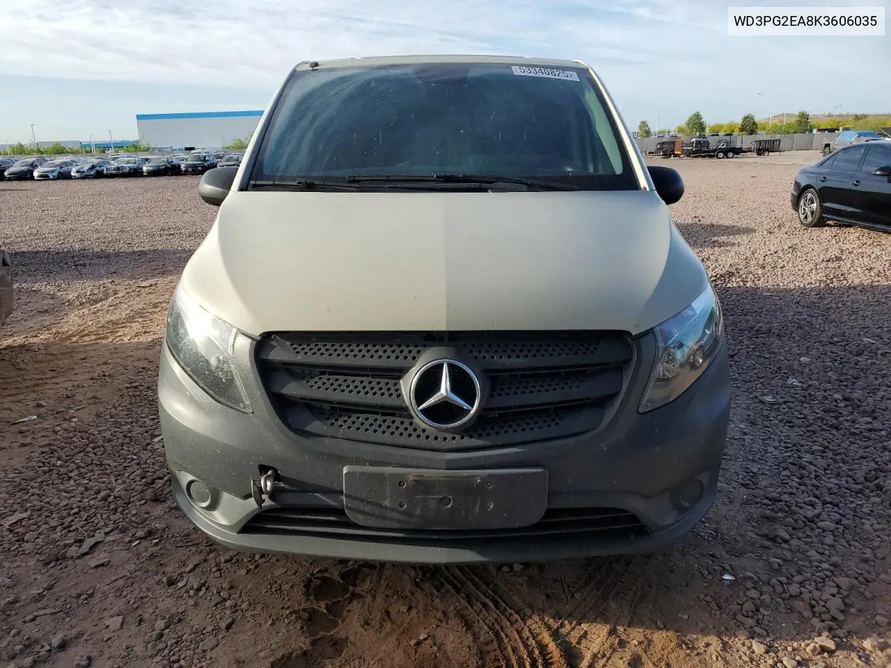 2019 Mercedes-Benz Metris VIN: WD3PG2EA8K3606035 Lot: 53340825