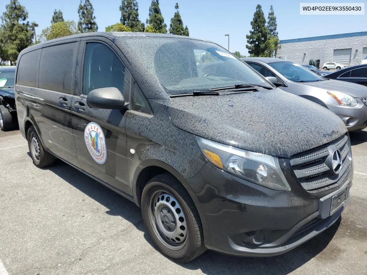 2019 Mercedes-Benz Metris VIN: WD4PG2EE9K3550430 Lot: 64786945