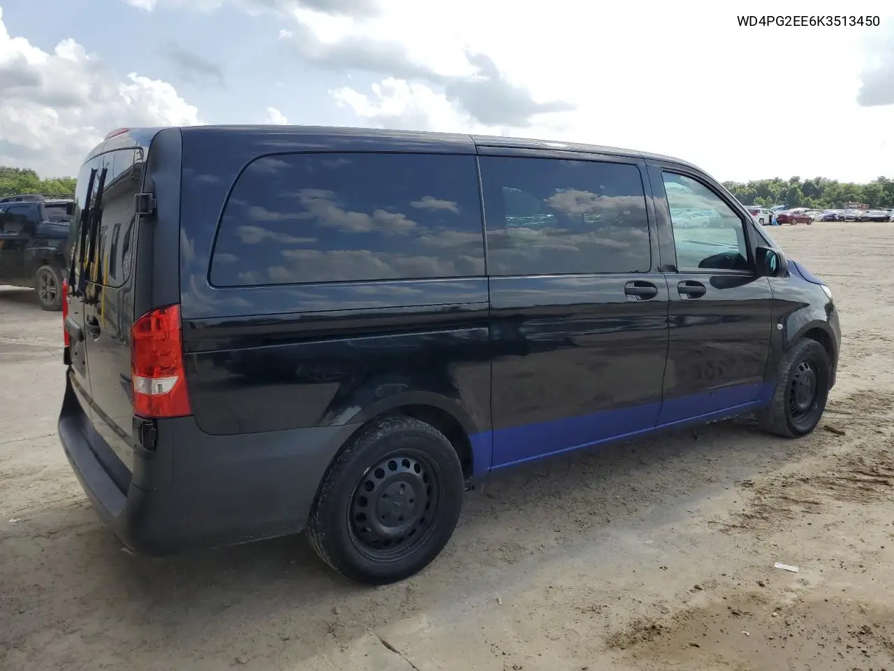 2019 Mercedes-Benz Metris VIN: WD4PG2EE6K3513450 Lot: 65975565