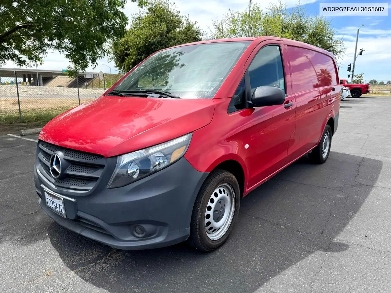 2020 Mercedes-Benz Metris VIN: WD3PG2EA6L3655607 Lot: 53923225