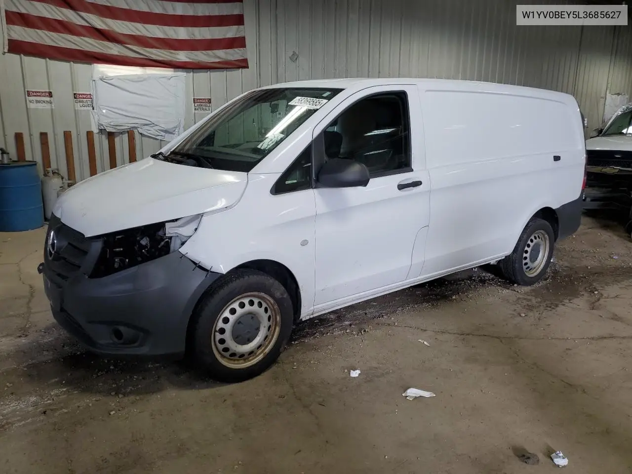 2020 Mercedes-Benz Metris VIN: W1YV0BEY5L3685627 Lot: 58369585