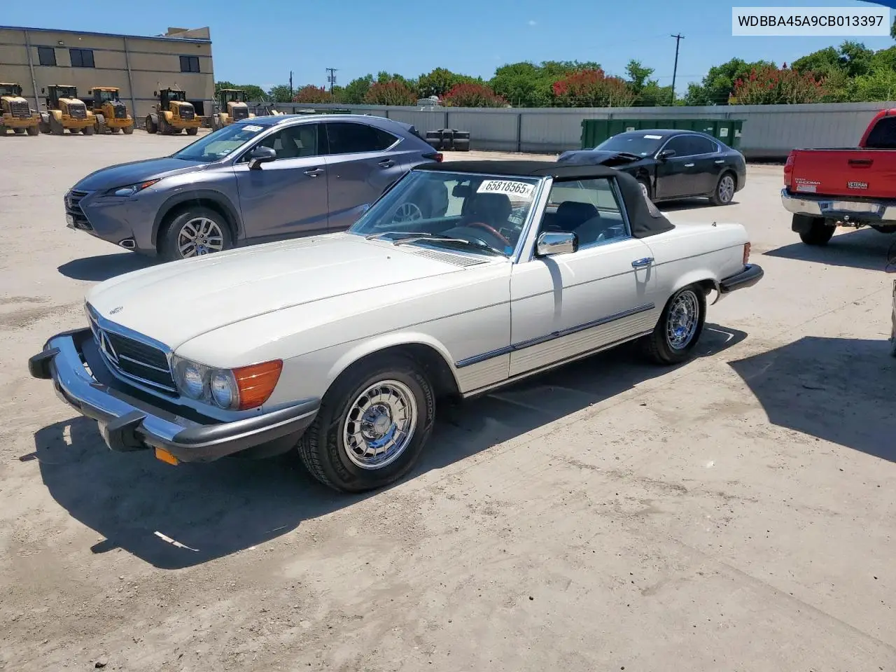 1982 Mercedes-Benz 380 Sl VIN: WDBBA45A9CB013397 Lot: 65818565