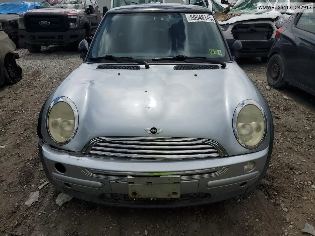 2003 Mini Cooper VIN: WMWRC33413TC47917 Lot: 56648145