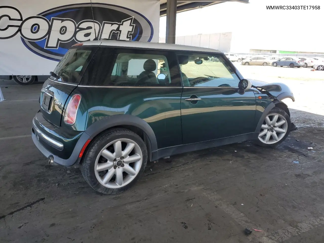 2003 Mini Cooper VIN: WMWRC33403TE17958 Lot: 61500055