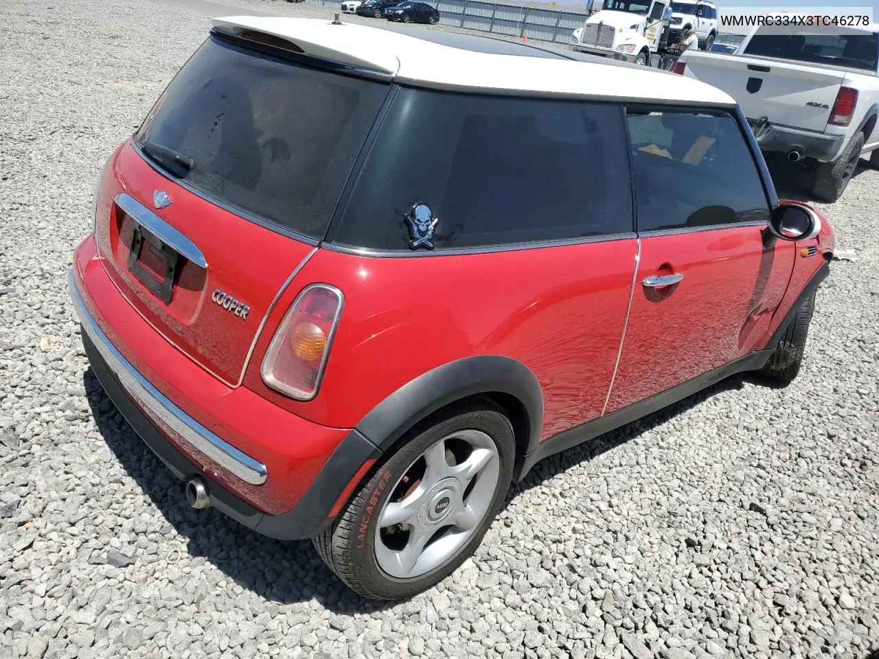 2003 Mini Cooper VIN: WMWRC334X3TC46278 Lot: 62503035