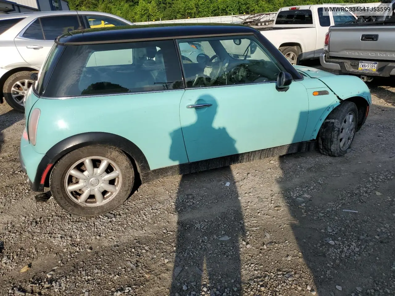2004 Mini Cooper VIN: WMWRC33454TJ53599 Lot: 62895935