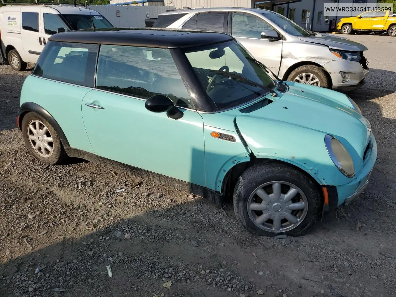 2004 Mini Cooper VIN: WMWRC33454TJ53599 Lot: 62895935