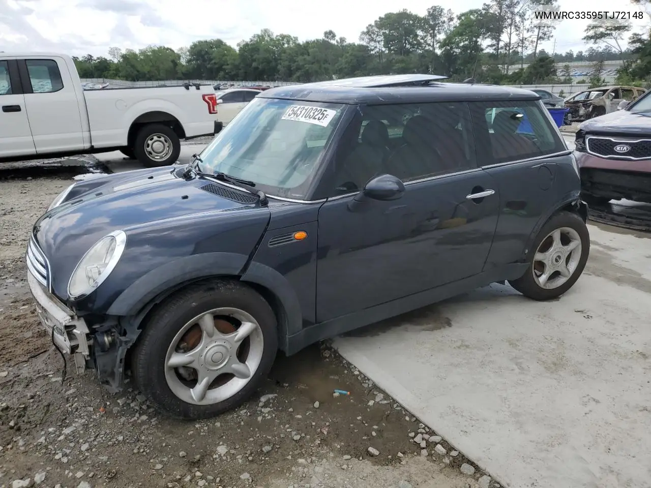 2005 Mini Cooper VIN: WMWRC33595TJ72148 Lot: 54310325