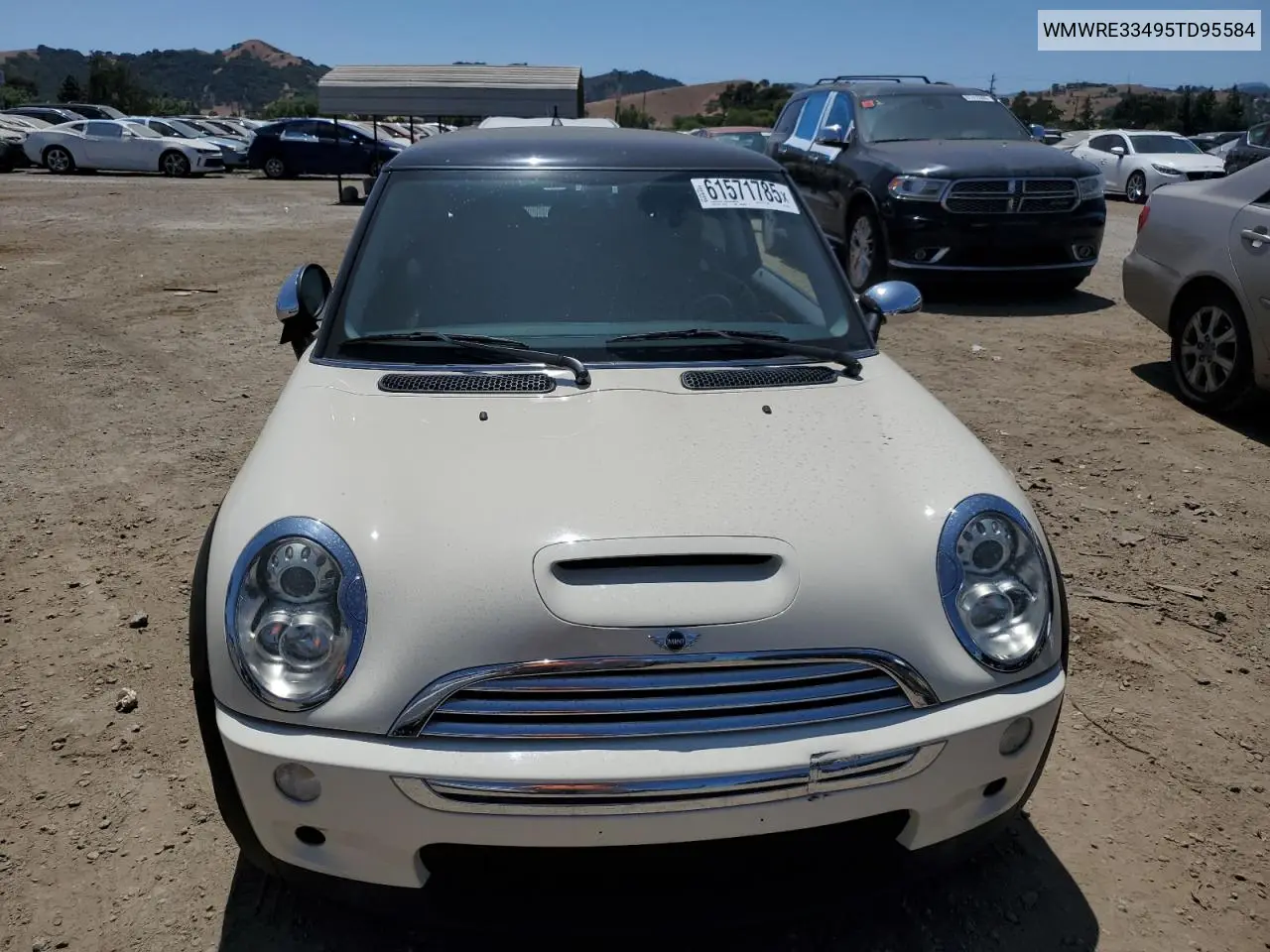 2005 Mini Cooper S VIN: WMWRE33495TD95584 Lot: 61571785