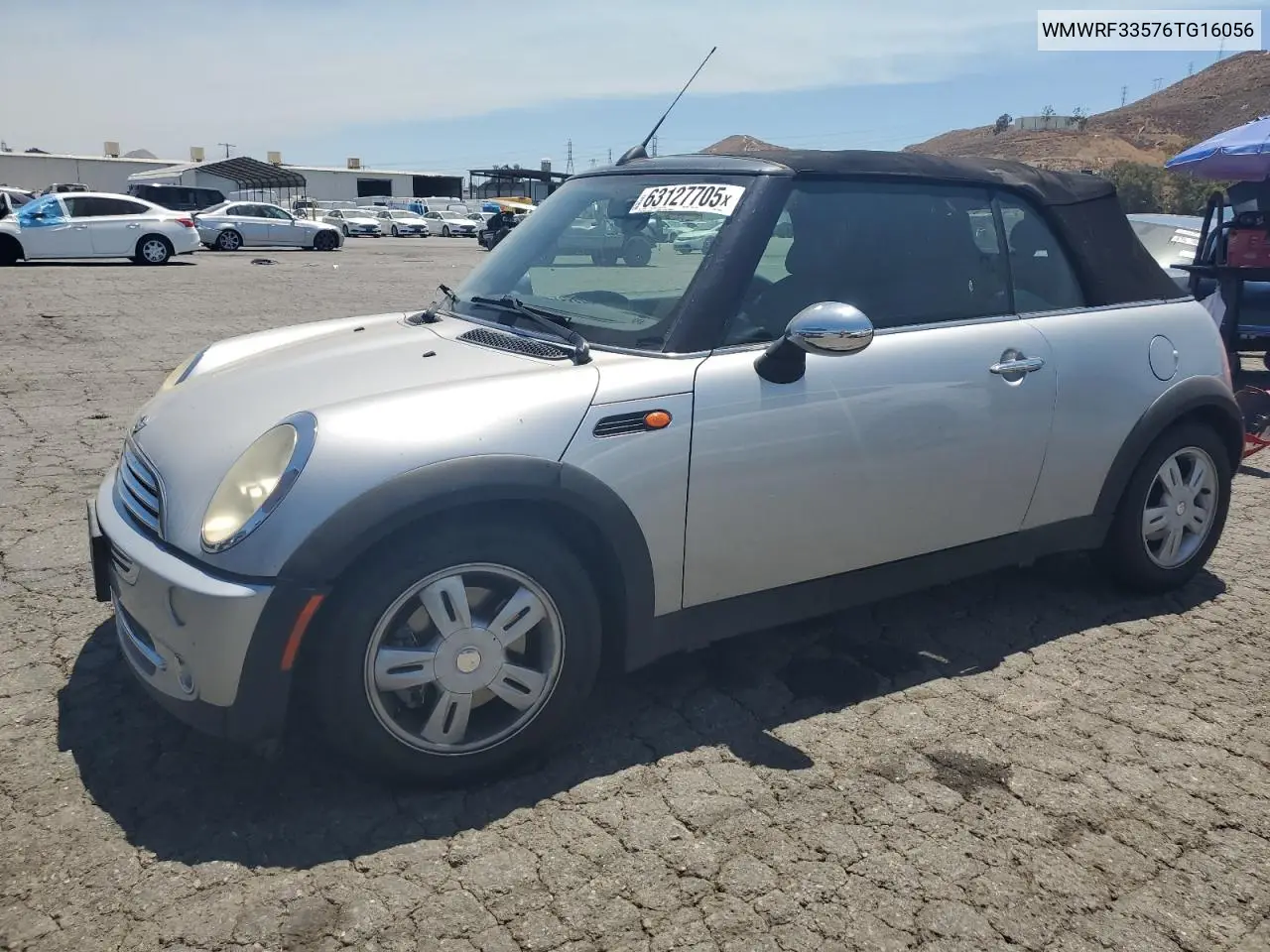 2006 Mini Cooper VIN: WMWRF33576TG16056 Lot: 63127705