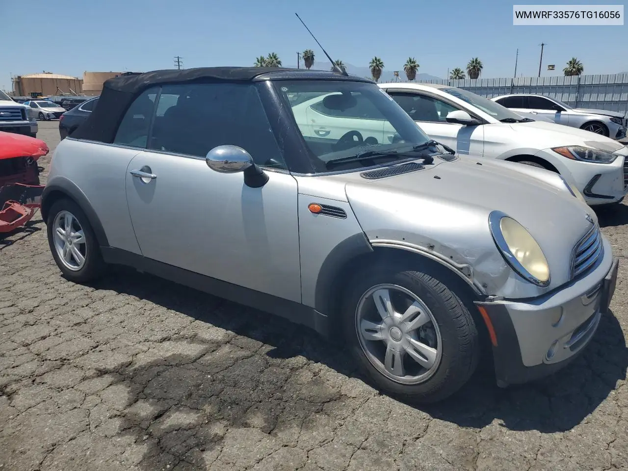 2006 Mini Cooper VIN: WMWRF33576TG16056 Lot: 63127705