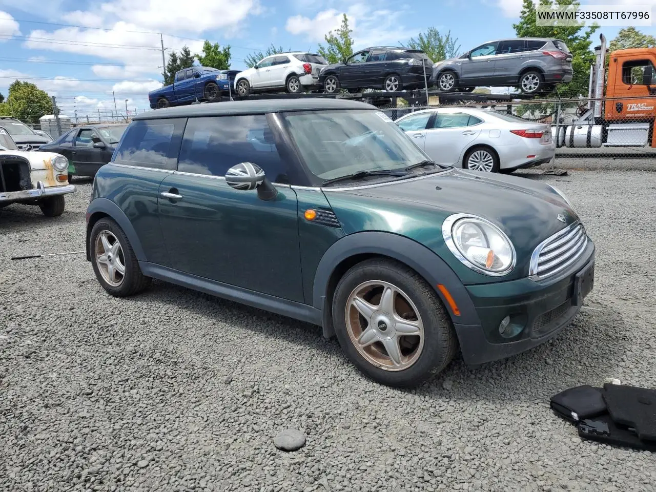 2008 Mini Cooper VIN: WMWMF33508TT67996 Lot: 62592085