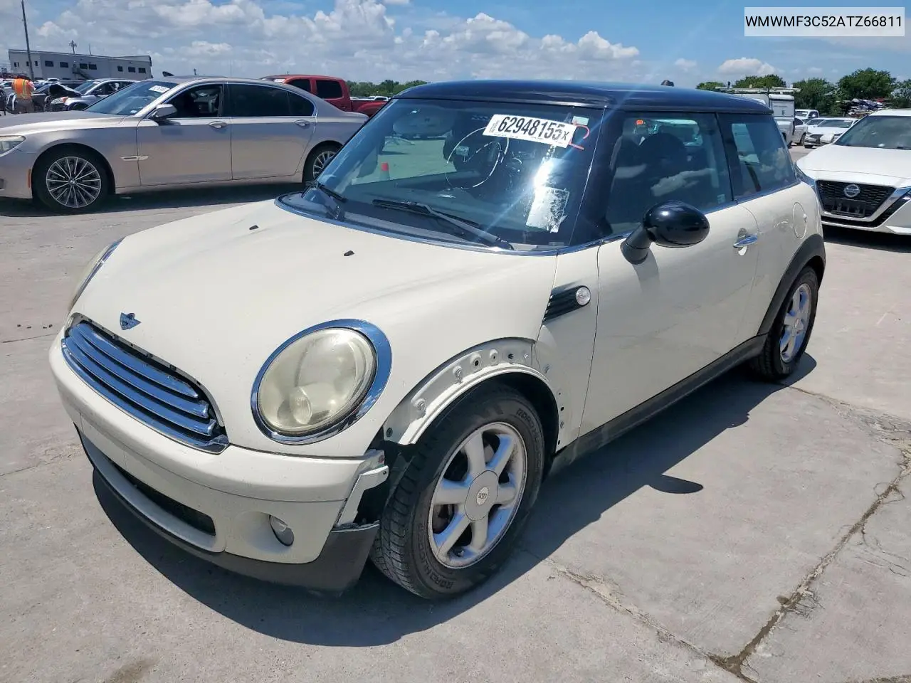 2010 Mini Cooper VIN: WMWMF3C52ATZ66811 Lot: 62948155