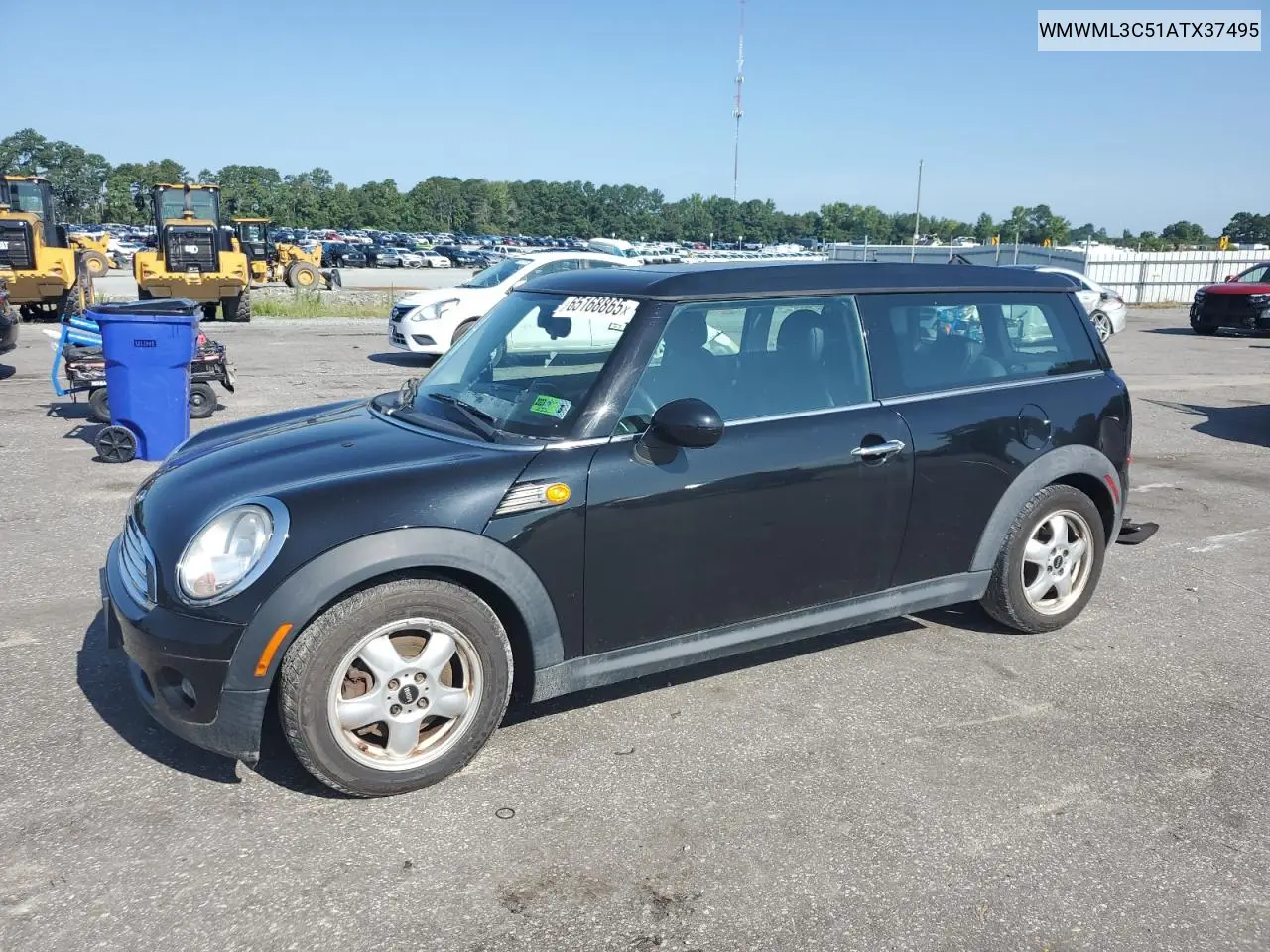 2010 Mini Cooper Clubman VIN: WMWML3C51ATX37495 Lot: 65168865