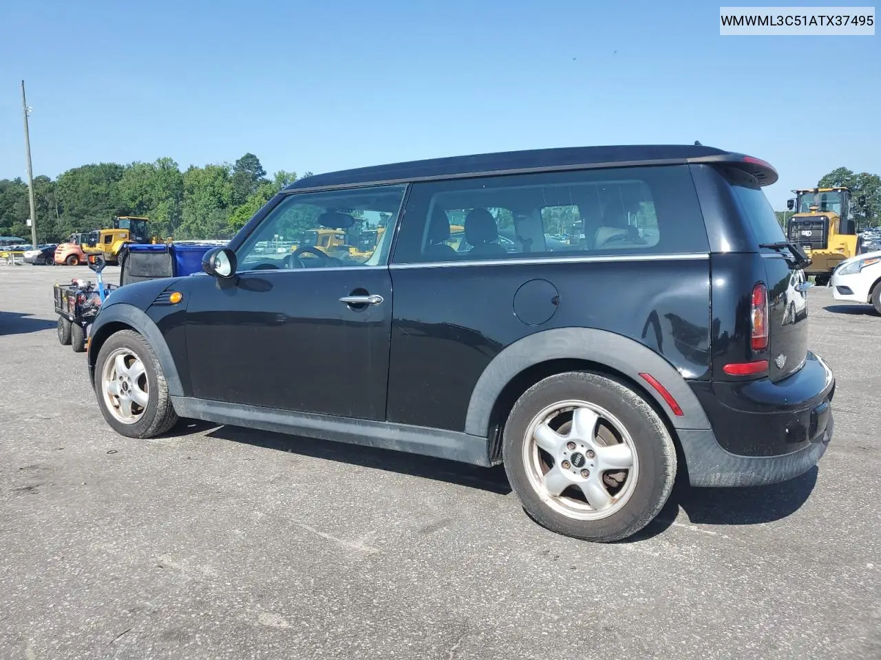 2010 Mini Cooper Clubman VIN: WMWML3C51ATX37495 Lot: 65168865