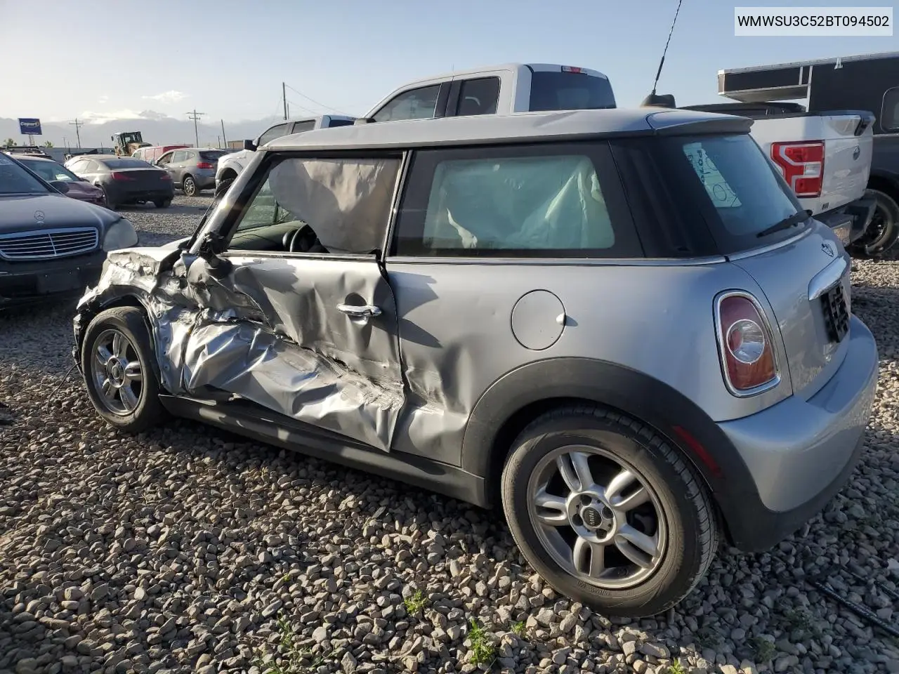 2011 Mini Cooper VIN: WMWSU3C52BT094502 Lot: 56579965