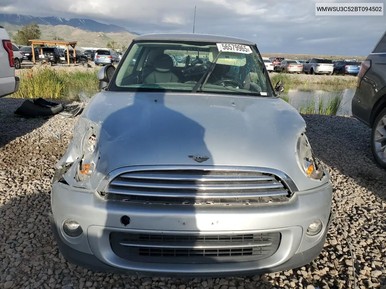 2011 Mini Cooper VIN: WMWSU3C52BT094502 Lot: 56579965