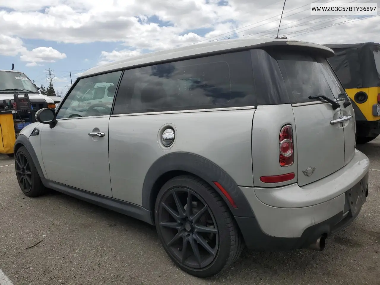 2011 Mini Cooper S Clubman VIN: WMWZG3C57BTY36897 Lot: 56803475