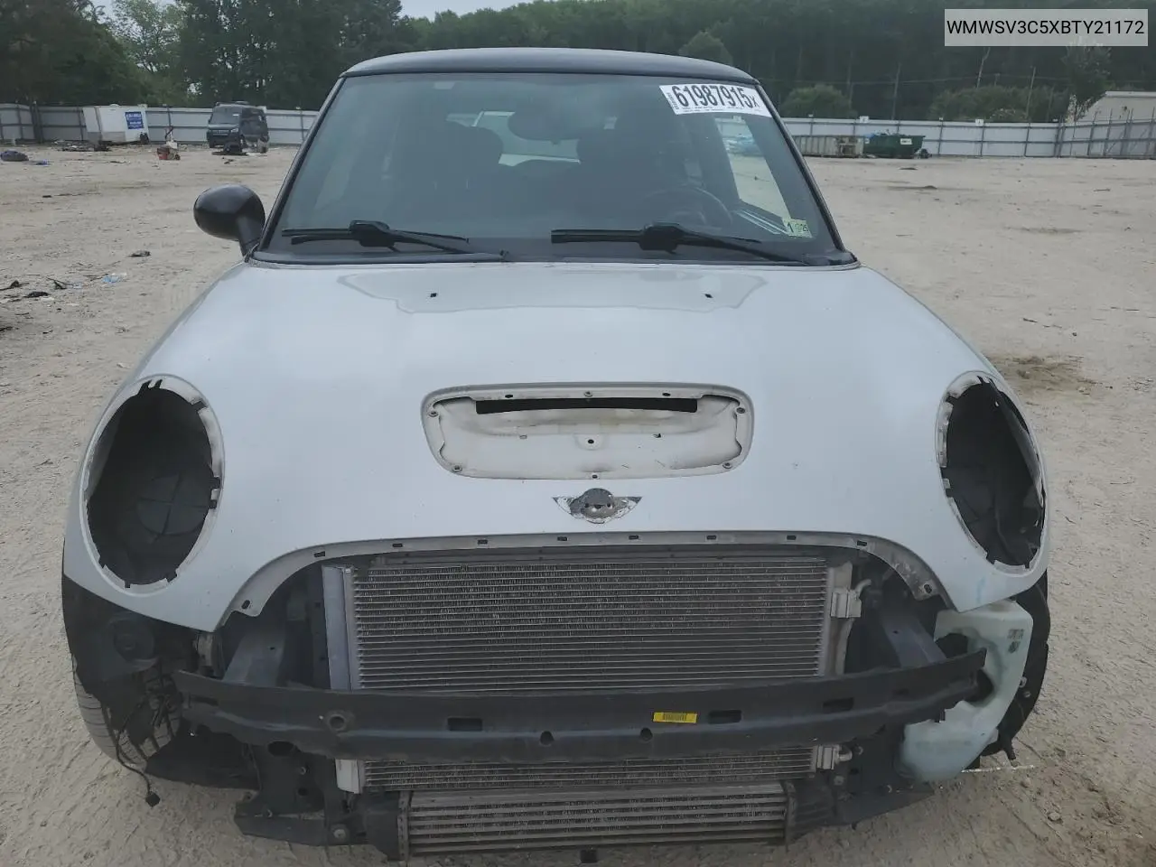 2011 Mini Cooper S VIN: WMWSV3C5XBTY21172 Lot: 61987915