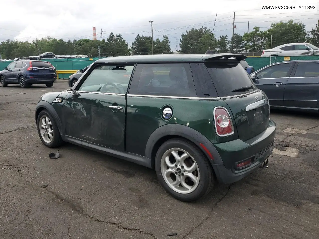 2011 Mini Cooper S VIN: WMWSV3C59BTY11393 Lot: 62758045