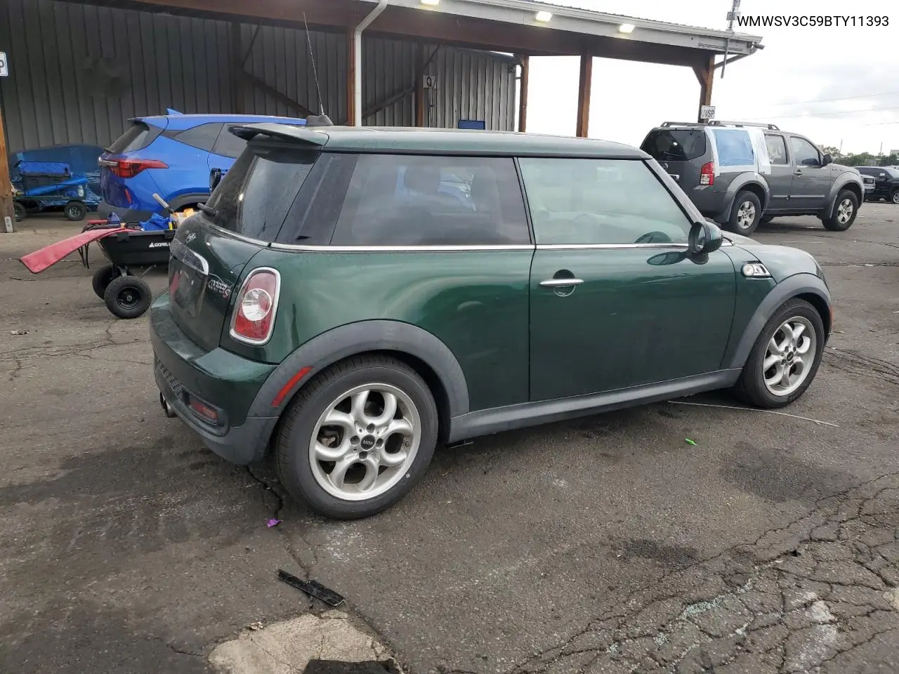 2011 Mini Cooper S VIN: WMWSV3C59BTY11393 Lot: 62758045
