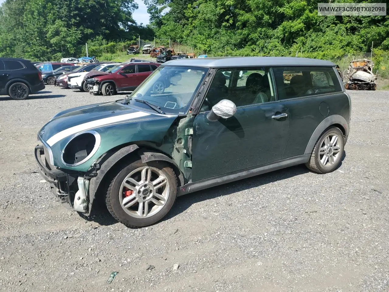 2011 Mini Cooper Clubman VIN: WMWZF3C59BTX82098 Lot: 63068975