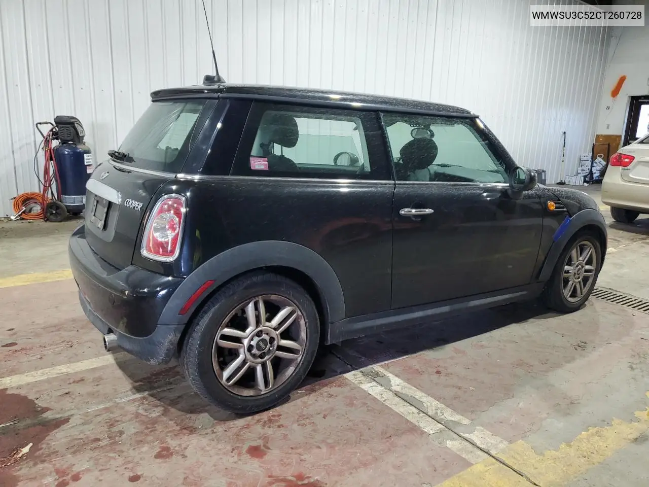 2012 Mini Cooper VIN: WMWSU3C52CT260728 Lot: 45391265